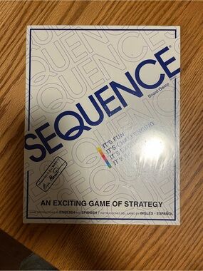 Jax Sequence Original Sequence Game with Folding Board Cards Chips New Sealed